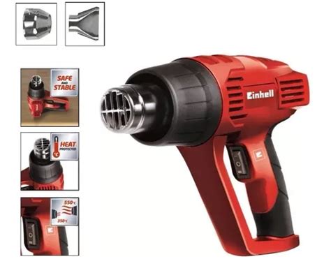 Pistola De Calor Einhell 2000w Tc Ha 2000 1 Dos Boquillas