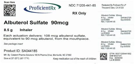 ALBUTEROL SULFATE Aerosol Metered