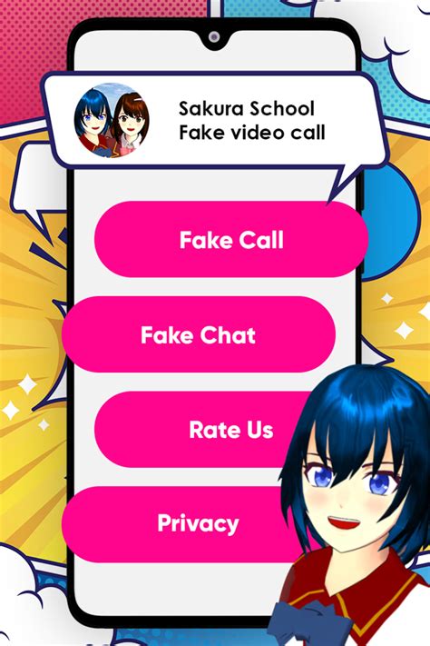 Android I In Sakura School Fake Call Chat Ndir