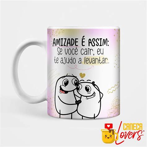 Caneca Flork Amigas Amizade Assim Caneca Lovers