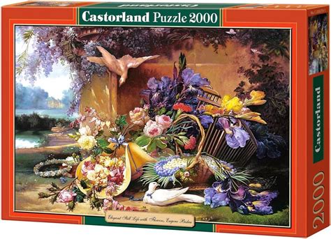 Castorland Puzzle Eugene Bidau élégant Nature Morte avec Fleurs 2000