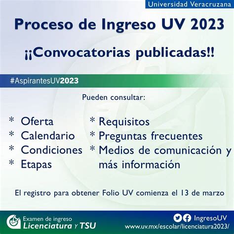 Uv Convocatoria Cuándo Sale Requisitos Y Proceso 2023 🥇