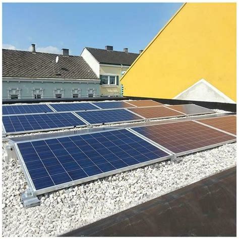 Photovoltaik Flachdach Anlage Kwp Suntastic Solar Pv Set Online