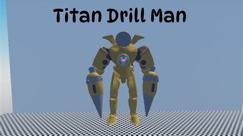 Roblox Skibidi Toilet RP How To Get Titan Drill Man YouTube