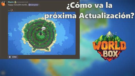 Próxima Actualización de WorldBox Cómo va YouTube