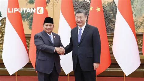 Infografis Pertemuan Menhan Prabowo Dengan Presiden China Xi Jinping News