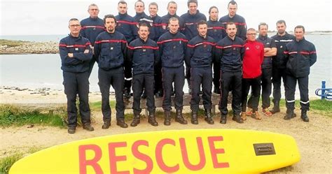 Pleumeur Bodou Les pompiers du département en stage de sauveteur