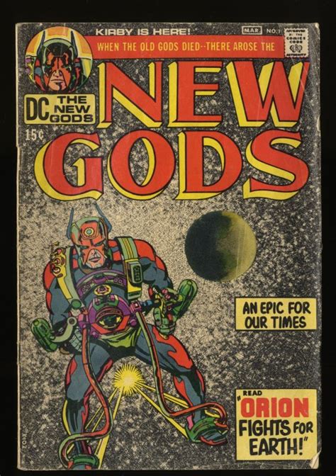 New Gods Vg St Appearance Orion Jack Kirby Art Comic Books