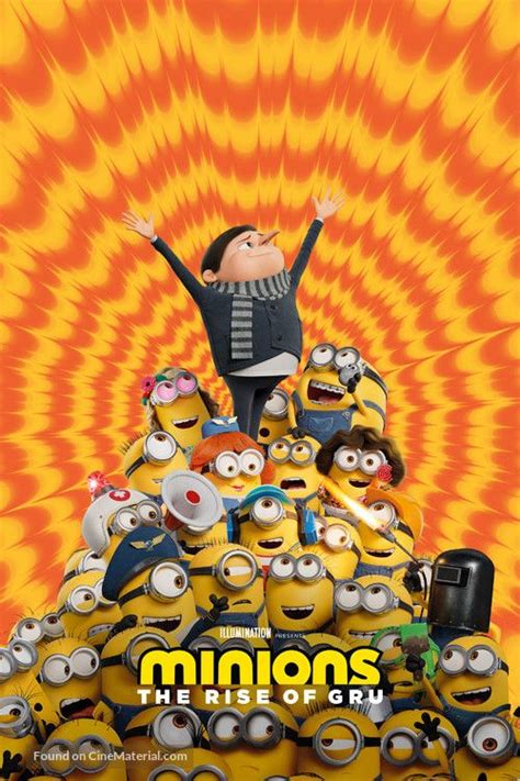 Minions The Rise Of Gru Movie Cover In Minions Gru And