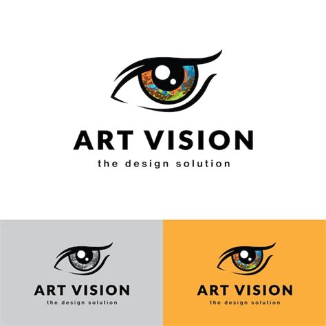 Premium Vector Art Vision Logo