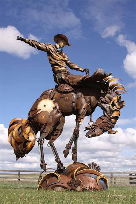 South Dakota Based Artist John Lopez Welds Monumental Sculptures By Re