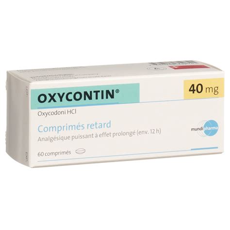 OXYCONTIN Ret Tabl 40 Mg Blist 60 Stk Online Bestellen