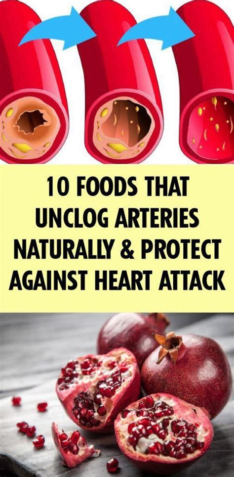 10 Foods That Unclog Arteries Naturally And Protect Against Heart