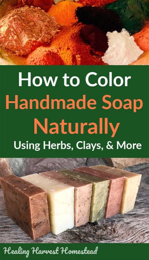 How To Naturally Color Soap With Plants Roots And Claysnatural