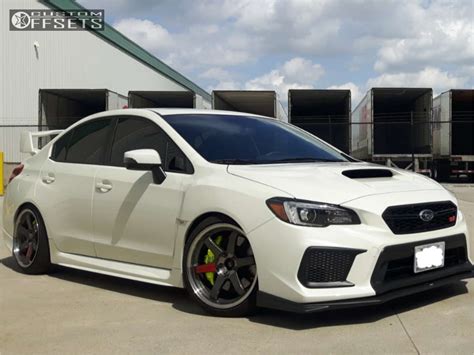 Subaru Wrx Sti With X Volk Te Sl And R Fuzion Uhp