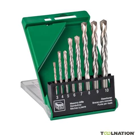 Hikoki Accessories 780899 Masonry Drill Set With Cylindrical Shank 8 Parts