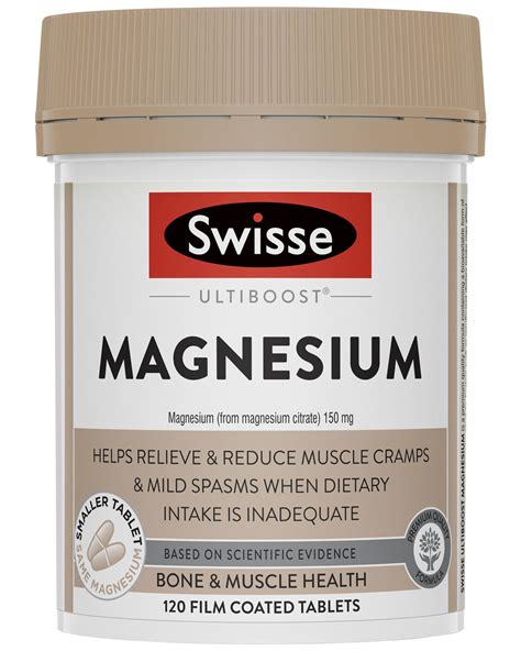 Swisse Ultiboost Magnesium 120 Tablets Medicines R Us Group