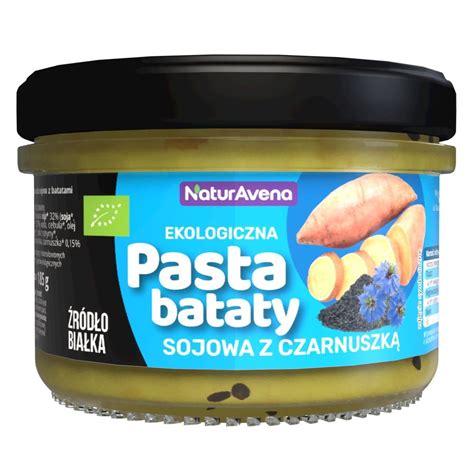 Pasta Bataty Sojowa Z Czarnuszk Bio G Naturavena Naturavena