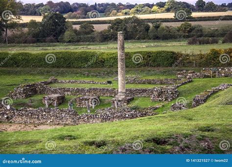 Roman Theatre at St Albans, Hertfordshire, England. Editorial ...