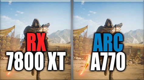 Rx 7800 Xt Vs Arc A770 Benchmarks Tested In 20 Games Youtube