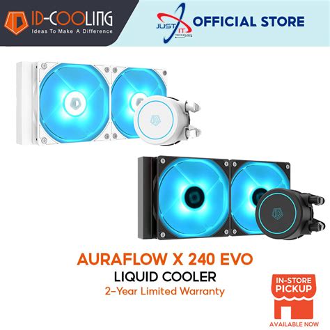 Id Cooling Auraflow X 240 Evo Rgb Cpu Liquid Cooler Black Snow Edition Shopee Philippines