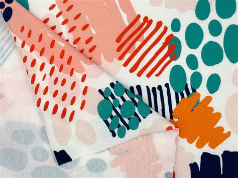 cotton stretch jersey gsm custom fabric printing print