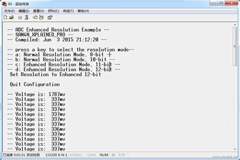 SAM4N Xplained Pro Evaluation Kit开发板 ADC例程二 SAM M4 一板网电子技术论坛