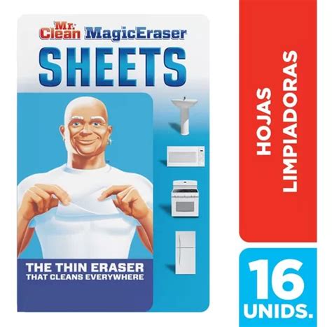 Toallitas De Limpieza Mr Clean Magic Eraser Sheets 16u Mercadolibre