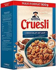 Quaker Cruesli Chocolat Au Lait Maxi Format G Lot De Amazon Fr