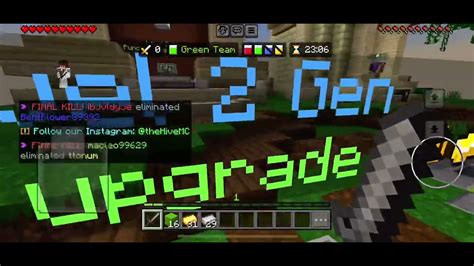 Minecraft Bedrock Hive Bedwars Treasure Wars Change To Bedwars Youtube