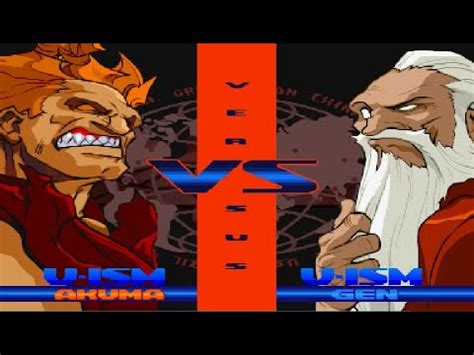 Longplay Street Fighter Alpha Max Arcade Akuma Vs Gen V Ism Final