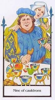 17 4 Carta Do Dia NOVE DE COPAS Rosane Tarot