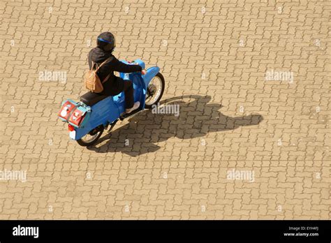 Motor Scooter Riders Hi Res Stock Photography And Images Alamy