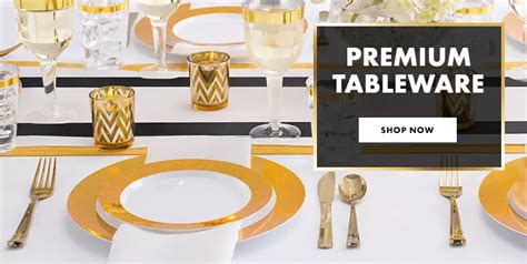 Tableware & Entertaining Supplies - Premium & Plastic Tableware | Party City