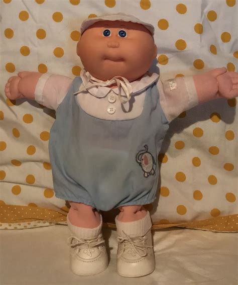 Vintage Cabbage Patch Kids Preemie Doll 1984 Hm 1 Ss Factory Bald