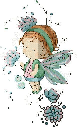 Cross Stitch Pattern By Luxurynailsdesigns On Etsy Cross Stitch Fairy