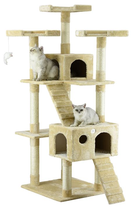 72 Cat Tree Condo For Indoor Cat Big Tower Giant Castle And Large Tall