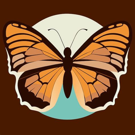 Premium Vector Monarch Butterfly Flight Artistic Inspiration