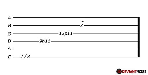 How To Read Guitar Tabs Tablature Guide Deviant Noise