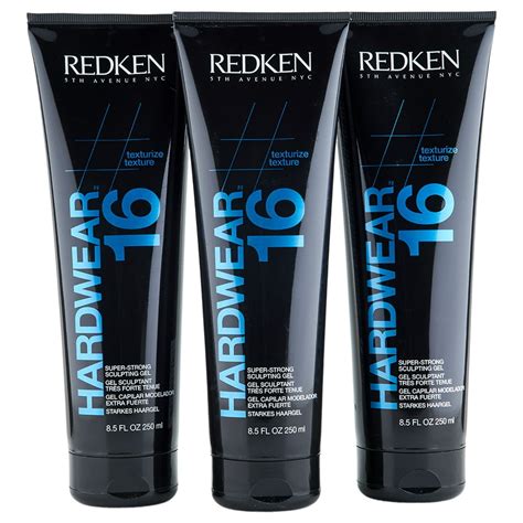 Redken Redken Hardwear 16 Super Strong Hair Gel 3 Ct 85 Oz