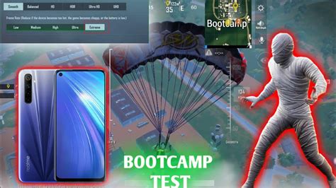 REALME 6 BOOTCAMP TEST SMOOTH EXTREME 60 FPS PUBG MOBILE YouTube