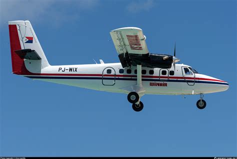 PJ WIX Winair De Havilland Canada DHC 6 300 Twin Otter Photo By Chris