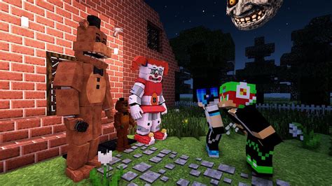 VISITAMOS UMA FAMÍLIA DE ANIMATRONICS NO MINECRAFT YouTube