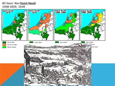 Ppt 80 Years War Dutch Revolt 1568 1609 1648 Powerpoint