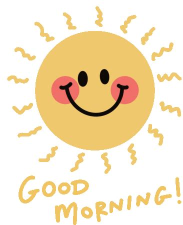 Good Morning Sticker Good Morning Sunshine Discover Share Gifs