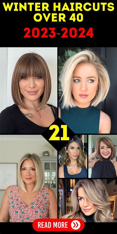 Stylish Winter Haircuts Over 40 2023 2024 Short Long And Medium