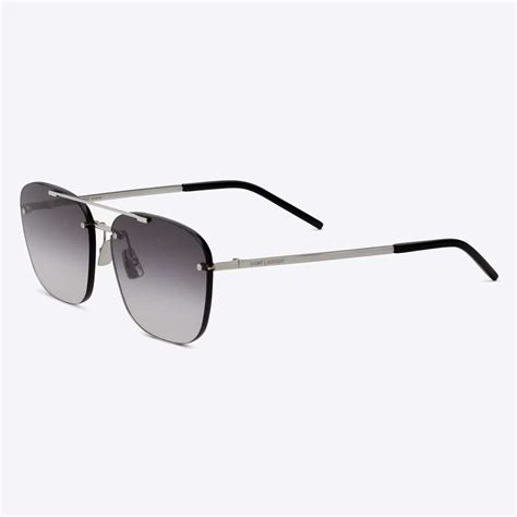 Saint Laurent Eyewear Sl Rimless Sunglasses Mac Co Eyecare