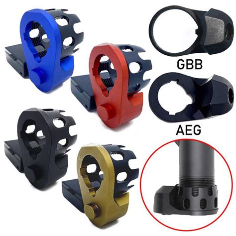 New Airsoft Buttstock Tube Lock Ring Airsoft Aeggbb Cnc Buffer Tube