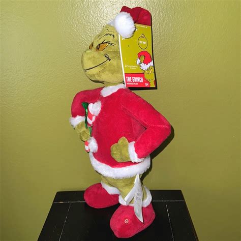 Gemmy Dr Seuss The Grinch Animated Plush Christmas Greeter Nwt Plays