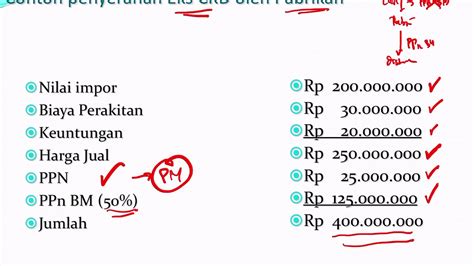 Contoh Soal Perhitungan Ppn Dan Ppnbm Meteor